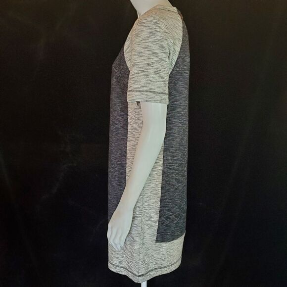 Lou & Grey Gray & Black Colorblock Dress (S) - Picture 5 of 7